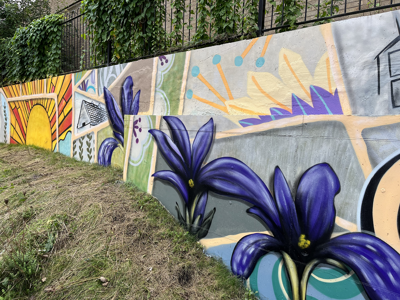 Kieron Hill Court mural in Clifton