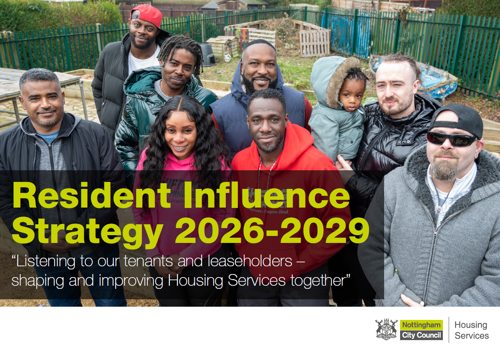 A picture of the front cover of the Resident Influence Strategy